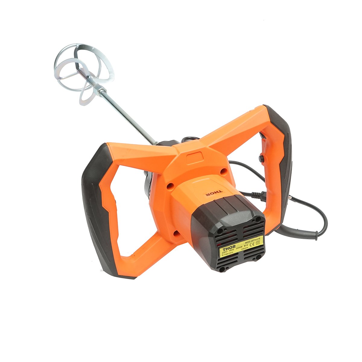 Mixer, malaxor electric profesional 1600W, 220V, indicator LED pentru vopsea, mortar, adeziv THOR